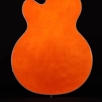 Gretsch Synchromatic Nashville Hollow Body Single-Cut, Ebony FB, 50's Orange Stain image 3