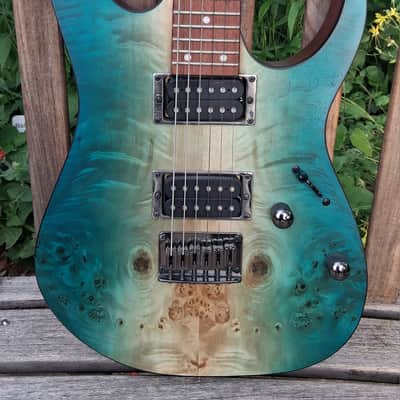 Ibanez RG421PB-CHF Standard 2020 - Present - Caribbean Shoreline Flat image 2