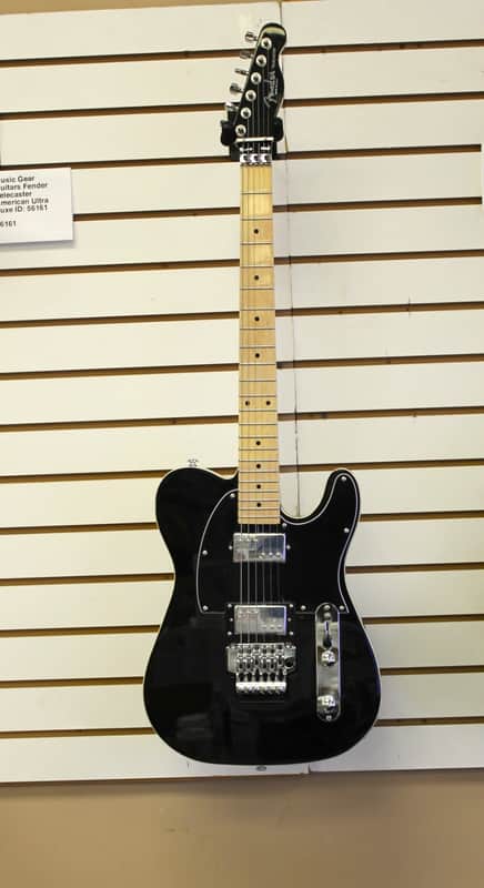 Fender American Ultra Luxe Telecaster Floyd Rose HH 2021 - 2024 - Mystic Black