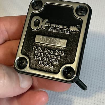 2008 Charvel USA San Dimas Guitar Black/Chrome Neckplate Low Serial Number image 3