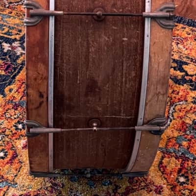Leedy 28 x 9" Reliance Bass Drum Vintage 30s 40s Marching Concert image 6