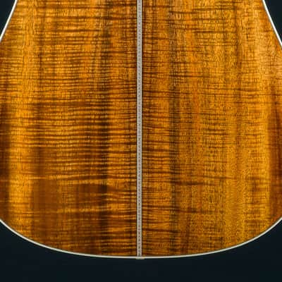 Martin D-41 Custom Premium Flamed Koa and Adirondack Spruce Amber Burst with Paua Pearl NEW image 21