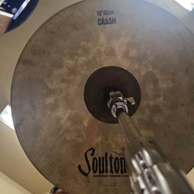 Soultone Cymbals 16" Extreme Crash 2023 - Raw Bell/Raw Edge w/ Brilliant Middle Finish image 3