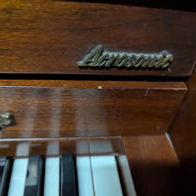 Baldwin Console Piano SN 1478915 USA built 1990s - Cherry image 4