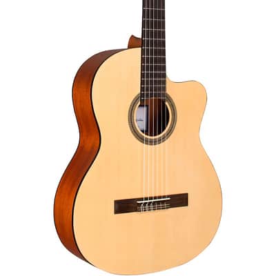 Cordoba C1M-CE Protege Cutaway Nylon-String Acoustic-Electric Classical Guitar Natural image 1