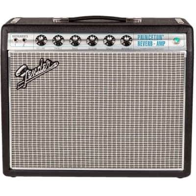Fender '68 Custom Princeton Reverb-Amp 12-Watt 1x10" Guitar Combo Black, Help Support Brick & Mortar Music Shops ! image 1