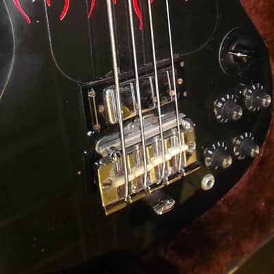 Gibson EB-3 Black w/ Flames image 10