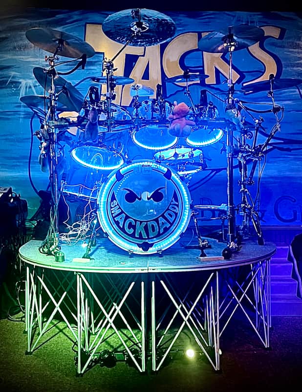 Pearl Crystal Beat Acrylic LED Drum Set 22/10/12/14/16 & DW Snare! image 1