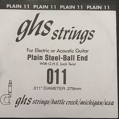 GHS Electric/Acoustic Ball End Guitar Strings Lot of 70 - Plain Steel image 2