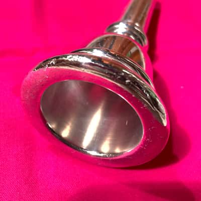 Antique Tuba Mouthpiece-All Plating Intact-Deep Funnel Shape Cup-Great Condition! image 2
