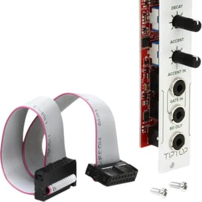 Tiptop Audio BD808 Bass Drum Generator Eurorack Synth Module, White image 2
