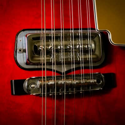 1967 Fender Coronado XII – Cherry Red – Rosewood Fretboard – 100% Original – Very Good Condition – Serial #162143 image 15