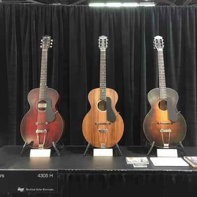 Wide Sky Guitars: PL1, a Gibson L1 replica, 2018 Antique Natural image 8