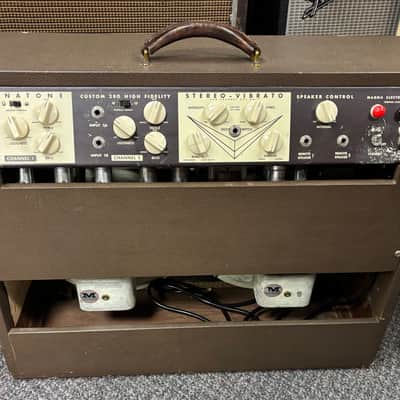 Vintage Magnatone Custom 280 1959, Stereo Vibrato image 6