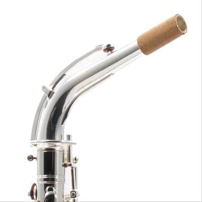 C.G. Conn Model CAS411S Alto Saxophone in Silver Plate SN AJ00324042 EXCELLENT image 10