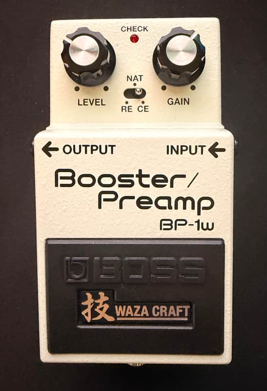 Boss BP-1W Booster / Preamp Waza Craft 2023 - Present - White
