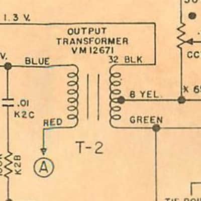 Triwek 12671 Voice of Music Vintage Output Transformer OT 11 Watt Tested 625:1 135:1 400:1 Tube Amp Audio 1959-1963 image 2