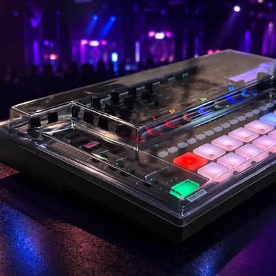 Roland MC-707 Groovebox + Decksaver + Original Box & Accessories - Excellent image 2