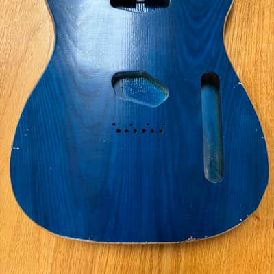 MJT Telecaster Body Relic Nitro Ash Bound Light mjt5519 image 1