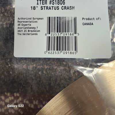 Sabian *Pre-Order* Stratus 3 Pack: 14" Hats, 18" Crash, 18" Zero Cymbals | B20 Bronze | Hats | Crash | China/Trash/Splash/Effects | Made in Canada | Special Order | Authorized Dealer image 6