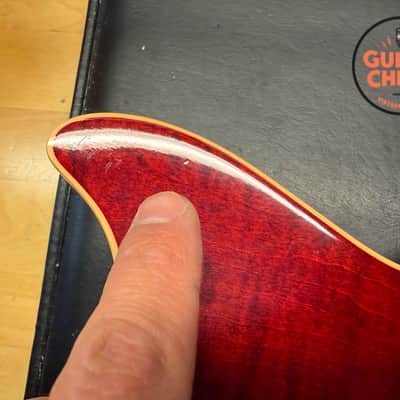 2015 Gibson Custom Shop Alex Lifeson Les Paul Axcess Royal Crimson Piezo Floyd Rose w/ COA + Gibson HSC image 17