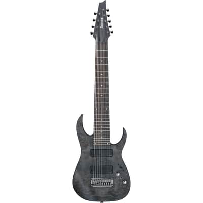 Ibanez RG Axe Design Lab RG9PB 9-String Electric Guitar - Transparent Gray Burst image 1