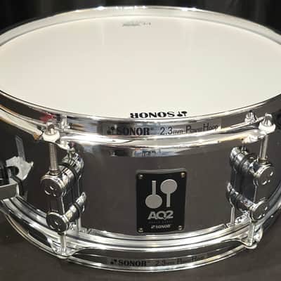 Sonor NEW Never played AQ2 12 x 5" steel snare drum 2026 - Chrome image 1