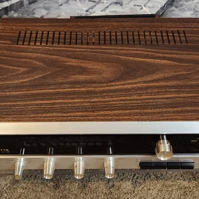 Lafayette Lafayette LR-775 is a vintage 100-watt solid-state AM/FM stereo receiver 1970 - Metal walnut finish image 9
