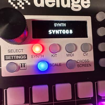 Synthstrom Audible Deluge 64-Voice Desktop Synthesizer with OLED Display 2022 - Present - Black image 9