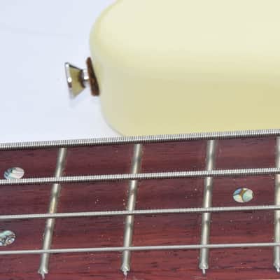 Ankh Instruments Woodie (new), 35" scale, L/H, 4 string, Jazz Bass,2021, 2021, Butter Cream image 17