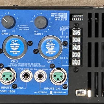 QSC Model 1200 Power Amp image 5