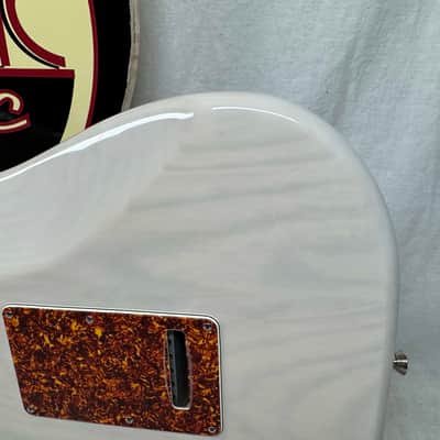 Fender USA Parts Stratocaster Guitar - Deep C shape American Professional II neck on American Professional Thinline Body - White Blonde / Fender neck image 10