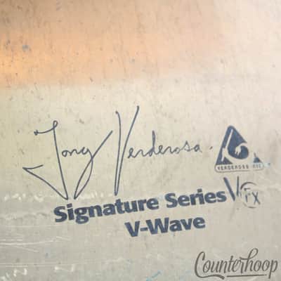 Sabian 10in Tony Verderosa Signature Series V-Wave Cymbal V-FX Rare Discontinued image 3