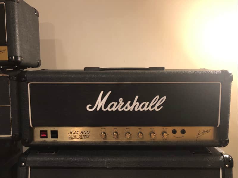 Marshall Modded JCM 800 Hopkins Pandora Loaded 1985 Black/Gold image 1