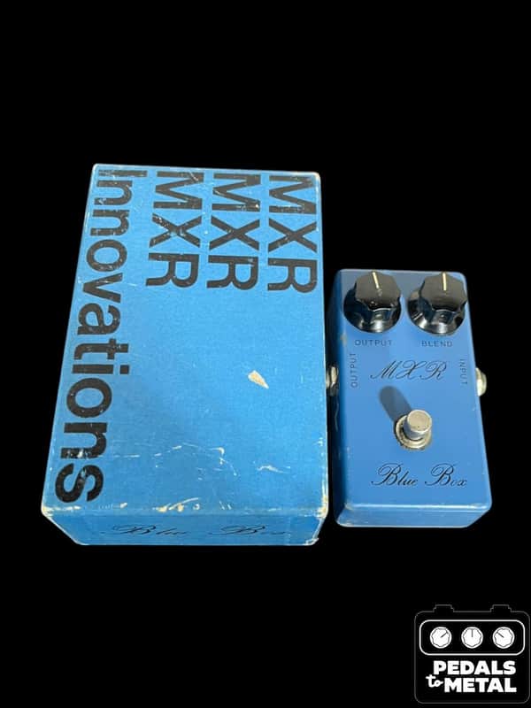 MXR MX-103 Script Blue Box Vintage 1973 - 1975 - Blue - X12463 image 1