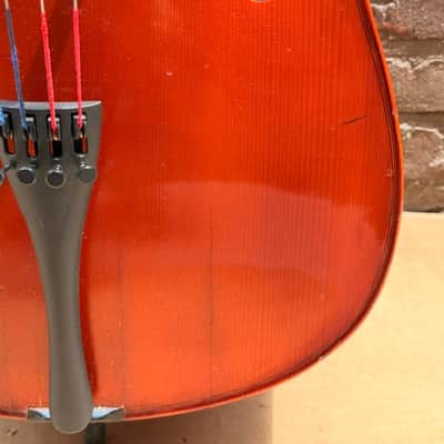 Artisan Strings  Marcato Model 100 3/4 Cello 2006 SN: 4261 Repairable Hairline Crack in the Body image 9