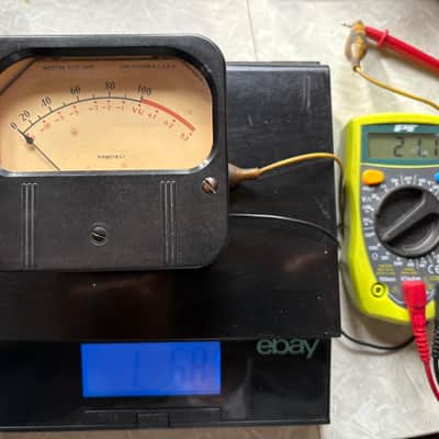 Vintage analog VU meter Weston, Ampex 350, 351, Collins, Simpson, Western Electric console image 2