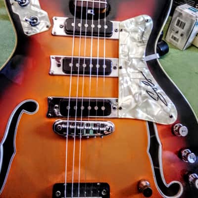 SOLO Gemini 60s Italian hollow body Crafted by Bartolini Cingolani image 5