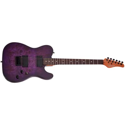 PT Standard Purple Burst Burl Schecter image 2
