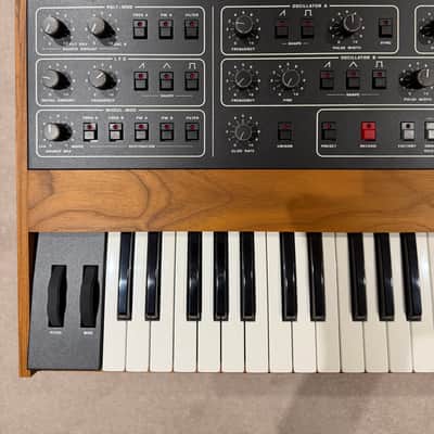 Sequential Prophet-10 Rev 4 61-Key 10-Voice Polyphonic Synthesizer 2020 - Present - Black with Wood Sides image 4