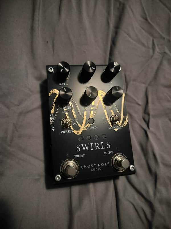 Ghost Note Audio Swirls 2026 - Black image 1
