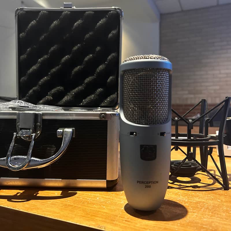 AKG Perception 200 Large-Diaphragm Condenser Microphone – with Shockmount & Hard Case image 1