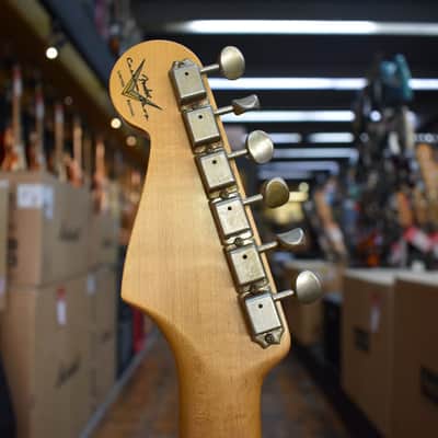 Fender Custom Shop 1959 Stratocaster Journeyman Relic Electric Guitar Super Faded Aged Sea Foam Green w/Hard Case image 8