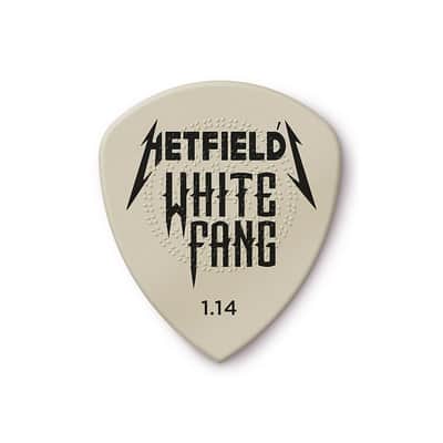 Jim Dunlop Hetfield White Fang Custom Flow Picks / Plectrums (1.14 mm, Pack of 6) image 1