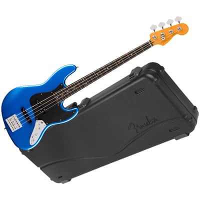 American Ultra II Jazz Bass EB Noble Blue + étui Fender image 1