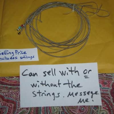 used lightly relic'd Fender Mexican P Bass Vintage Style BRIDGE full assembly Chrome (from 1994) also included is a used set of D'Addario bass strings image 8