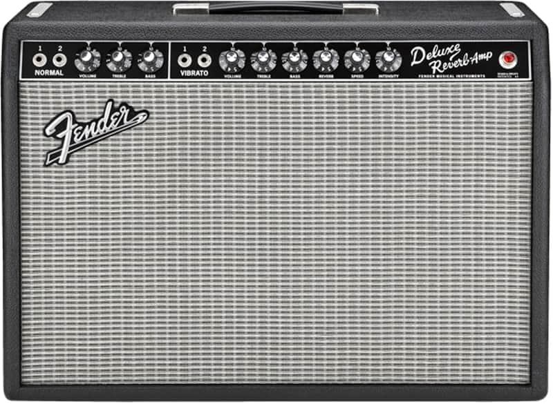 Fender '65 Deluxe Reverb Guitar Combo Amplifier image 1