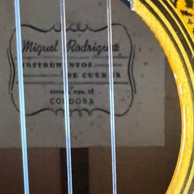 Miguel Rodriguez Flamenco Guitar 1960s Fantastic Sound! image 3