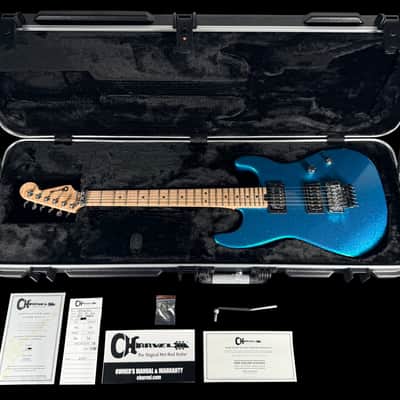 2024 Charvel Custom Shop USA San Dimas 2H with Floyd Rose ~ Red Sparkle image 14