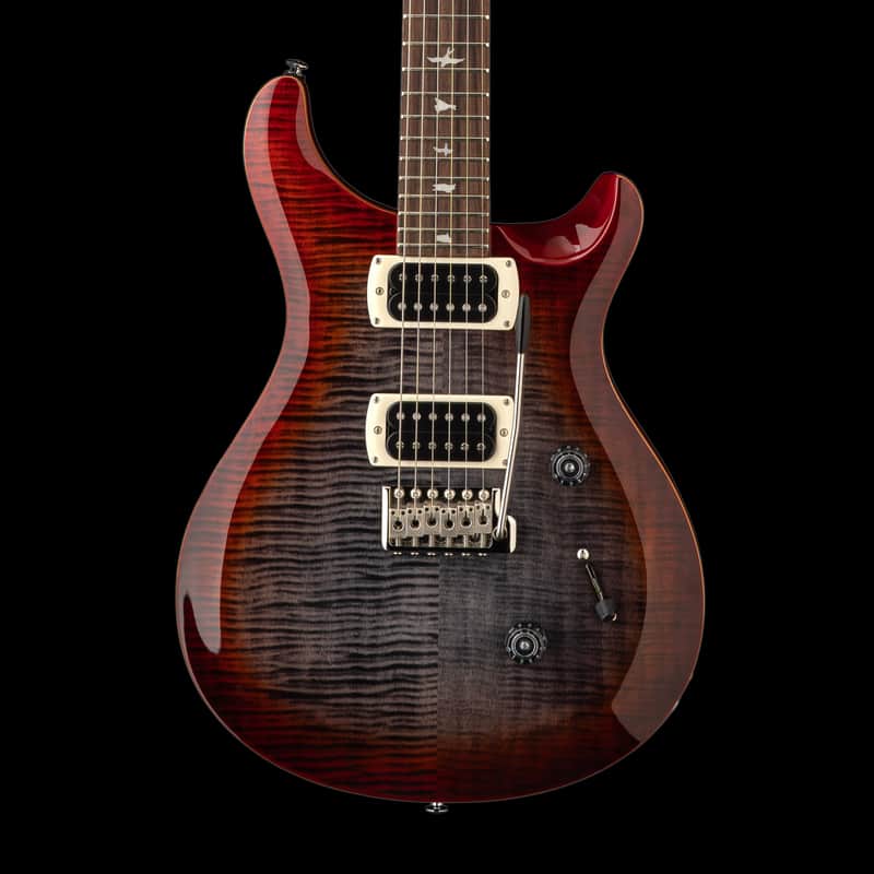 PRS SE Custom 24 Floyd Charcoal Cherry Burst with Gig Bag image 1